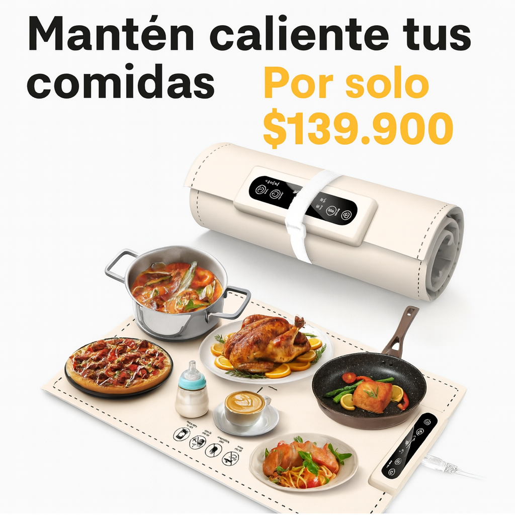 Tapete Calentador de Comida