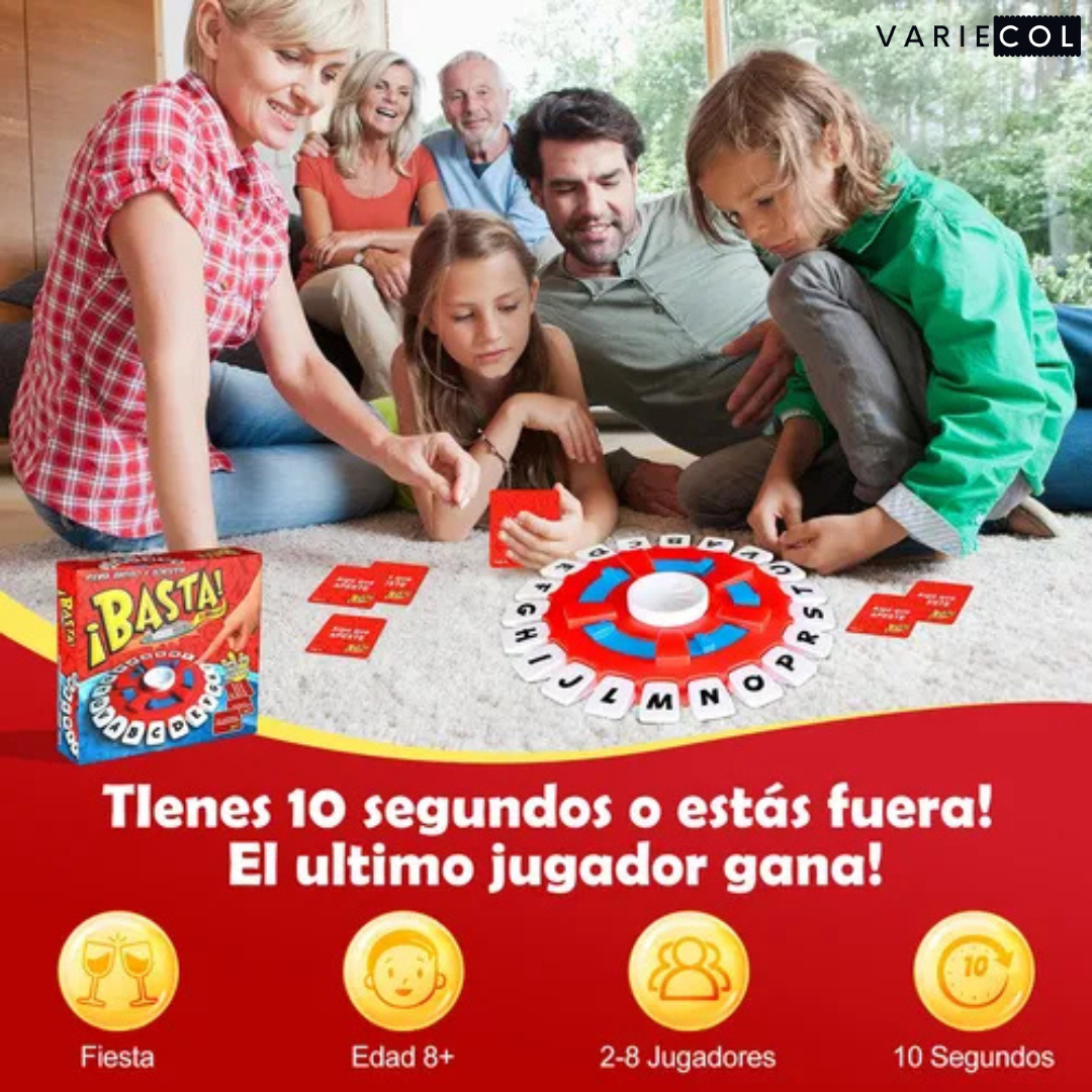 JUEGO DE MESA PARA DISFRUTAR EN FAMILIA - BASTA