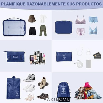 PRACTICAS BOLSAS VIAJERAS X 8 UNIDADES