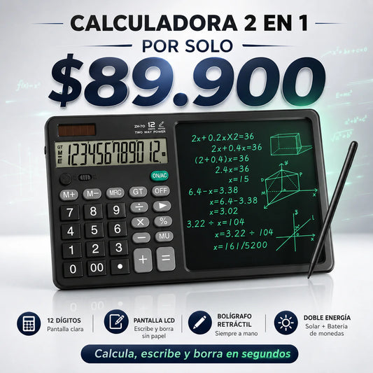 CALCULADORA 2 EN 1 CALCULADORA + LAPIZ