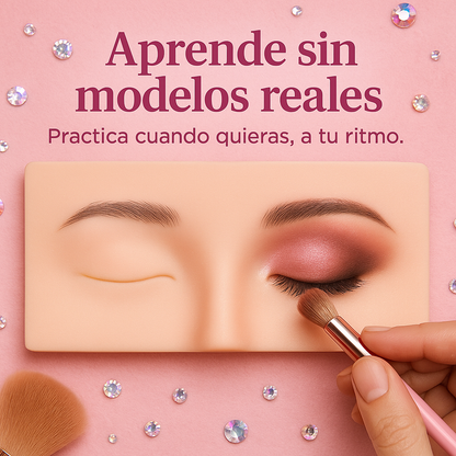 Domina el Delineado y el Difuminado Perfecto - CARA SILICONA PARA MAQUILLAJE.