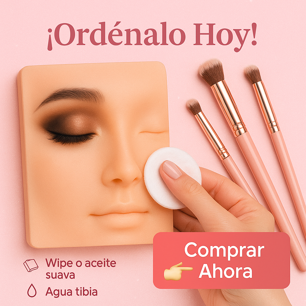 Domina el Delineado y el Difuminado Perfecto - CARA SILICONA PARA MAQUILLAJE.