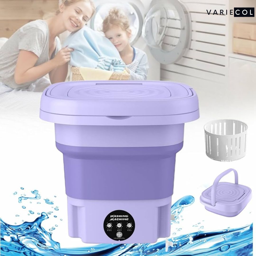 Lavadora portátil plegable – Asombrosamente práctica y eficiente